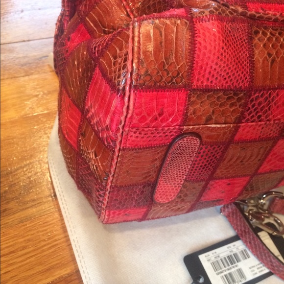 Dolce & Gabbana Snakeskin Patchwork Miss Catch Bag - Picture 6 of 8